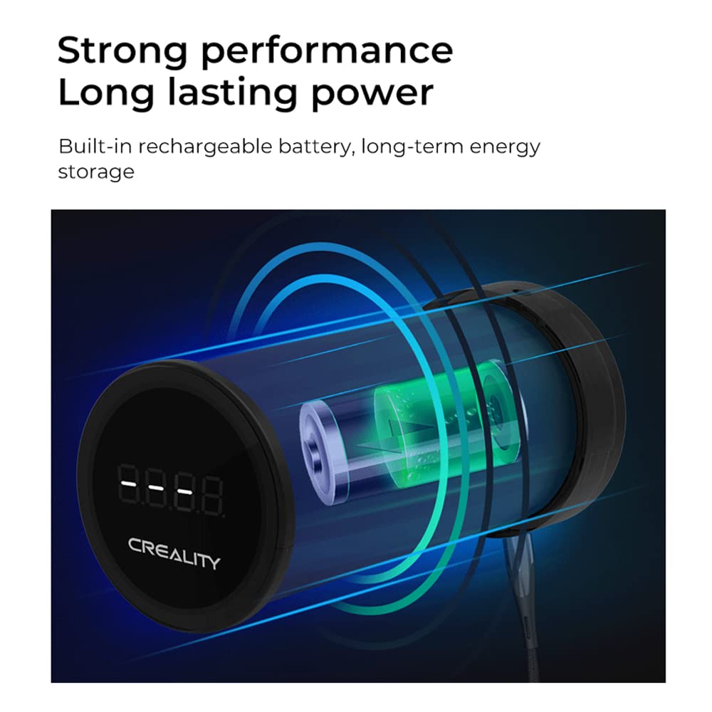 Creality Official Upgrade 3D Digital Spool Rack-S, Weighable Spool Holder for All Kinds of Filaments of PLA/ABS/Nylon/Wood/TPU 3D Printing Materials Skouphy