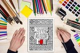 A Swear Word Coloring Book for Adults: Eat A Bag of D*cks Honey Badger Coloring