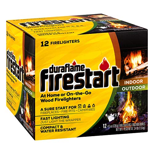 duraflame Firestart Indoor/Outdoor Firelighters, 12 pack , Yellow Duraflame