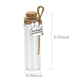 Pet Hair Memorial Bottle,Glass Vial for Ashes Or Hair Dog Or Cat Keepsake Pet Loss Gift (Bottle) free-space