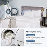 Mommesilk Silk Comforter/Duvet/Quilt, 100% Natural Silk Bedding Blanket, Cool for Summer, Machine Washable White, Full 76x87 Inch Mommesilk