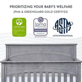 Evolur Santa Fe 5-in-1 Convertible Crib, Storm Grey Evolur