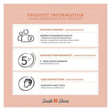 South Shore Farnel 2-Door Storage Cabinet-Pure White, Tall with 4 South Shore