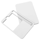 ORFOFE Sublimation Note Pad Sublimation Blanks Memo Pads Sticker Holder Sticky Memo Note Tray Sticky Memo Note Holder Note Pads Memo Sticker Holder Memorandum Decorate Wooden ORFOFE