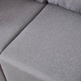 YOPTO Twin Size Murphy Bed Chest with Sofa,Foldable Hidden Cabinet Bed Frame W/ 6 Shelves,Easy Assembly,Space Saving,Multifunctional Wall Bed for Bedroom,Guest Room,Apartment,White YOPTO