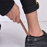 EXCEART 2 Pcs Shoe Horn Short Handle Wooden Shoe Horn Small Travel Shoe Horns for Men, Women EXCEART