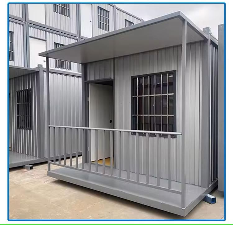 Quick.Simple.Easy SEQ Tiny Prefab Luxury Home to Live in_Container Movable House with 1 Bathroom, 1 Bedroom & 1 Kitchen.Modular Guest House – 20 FT by 30ft Free Airconditioner