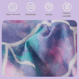 Kaleido Space Twin Comforter Set for Girls- 3 Pieces Glow in The Dark Mermaid Twin XL Bedding Set with 1 Comforter, 1 Decor Pillow & 1 Pillow Shams Kaleido Space