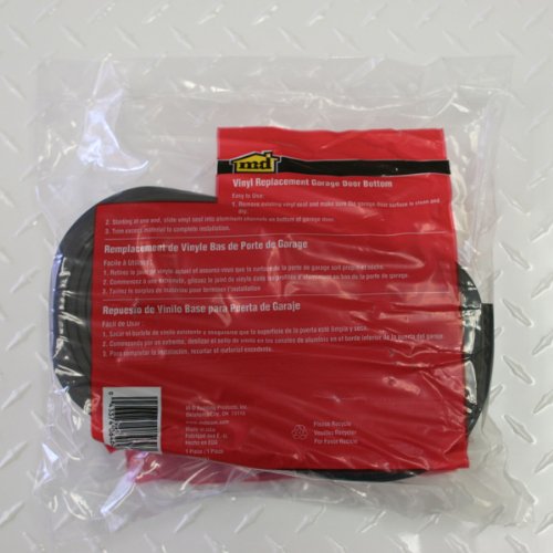 Efficient Vinyl Garage Door Bottom Seal Replacement, weatherstripping - MD Building Products 08462 M-D Building Products