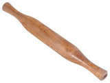 Natural Wooden Rolling Pin for Baking 14 Inches | Wood Tapered Design Non-Stick Rolling Pin | Essential Kitchen Dough Roller for Fondant, Pizza, Pie, Cookie and Pastry,Dumpling | Belan for Roti OKU 1