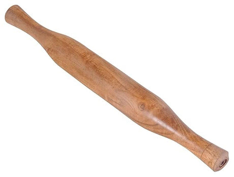 Natural Wooden Rolling Pin for Baking 14 Inches | Wood Tapered Design Non-Stick Rolling Pin | Essential Kitchen Dough Roller for Fondant, Pizza, Pie, Cookie and Pastry,Dumpling | Belan for Roti OKU 1