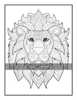 100 Animals: An Adult Coloring Book with Lions, Elephants, Owls, Horses, Dogs, Cats, and Many More! FILLBOSS