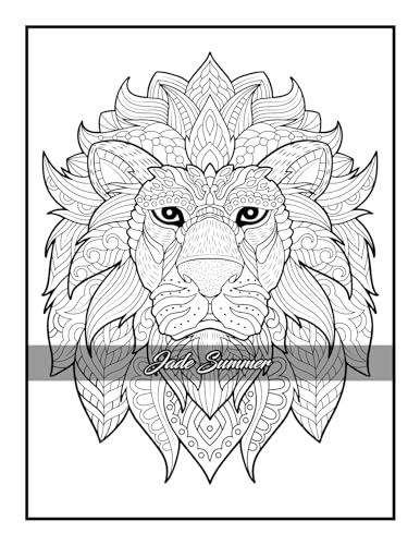 100 Animals: An Adult Coloring Book with Lions, Elephants, Owls, Horses, Dogs, Cats, and Many More!