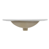 JONATHAN Y SNK1001A Ancillary 3-Hole 24 in. W x 18.25 in. D Classic Contemporary Rectangular Ceramic Single Sink Basin Vanity Top, White JONATHAN Y