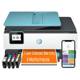 HP OfficeJet Pro 8028e All in One Wireless Printer Scanner Copier Fax Inkjet Print 2.7 Inch Touchscreen 6 Months of Free Ink 2 Years HP Warranty 20 ppm Black 10 ppm Color for Home Office Use (Renewed) HP