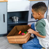 KidKraft Wooden Farm to Table Play Kitchen with EZ Kraft Assembly™, Lights & Sounds, Ice Maker and 17 Accessories KidKraft
