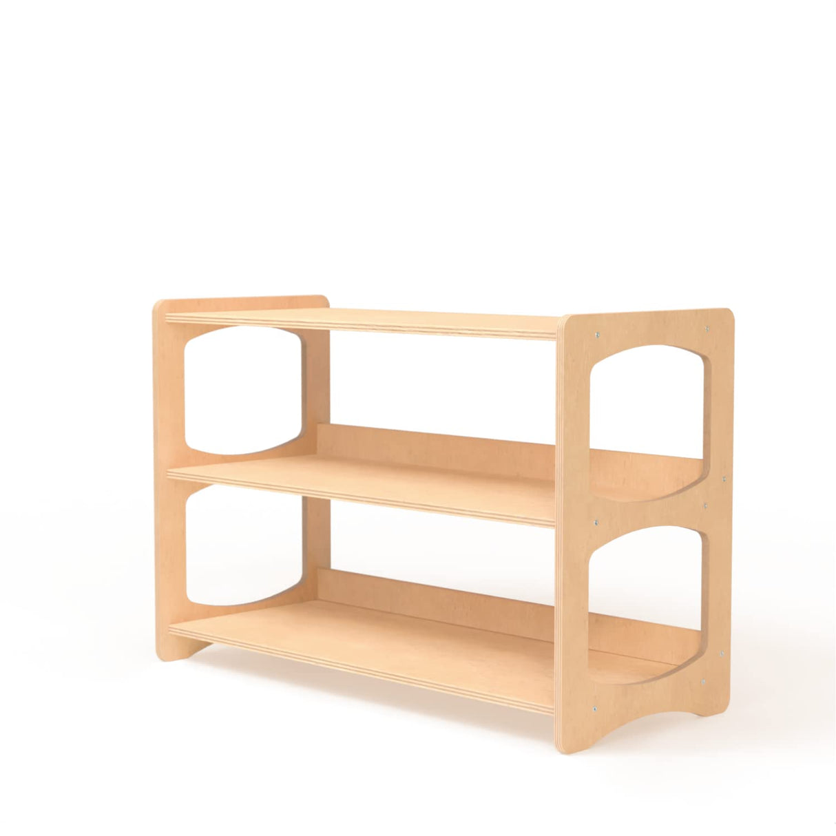 WOOD&ROOM Montessori-inspired Toy and Book Organizer for Kids Room Shelf Home | Sturdy and Safe Bookcase for Toys and Books (Shelf 3) WOOD&ROOM