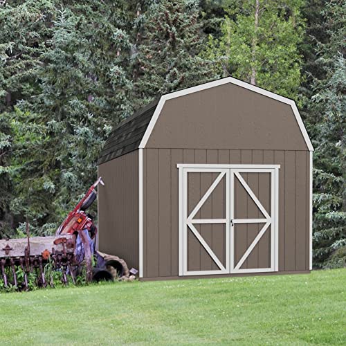 Handy Home Products Braymore 10x16 Do-It-Yourself Wooden Storage Shed Handy Home Products