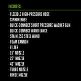 EGO Power+ HPW3204-2 3200 PSI 56-Volt Lithium-ion Cordless Pressure Washer with (2) 6.0Ah Batteries and 320W Charger Included EGO Power+