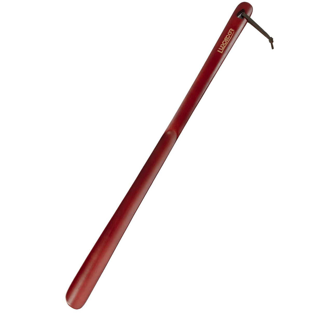 Luxdecor Long Handled Wooden Shoehorns-24in Wooden Long Handle Shoe Horn for Seinors Men Boot Jack Shoe Helper for Women Luxdecor