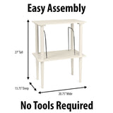 Victrola Innovative Technology Record Stand Turntable White (VA-30-WHT) Victrola