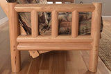Kodiak Futons Lodge Futon in Natural Finish with Marmont Mocha Mattress, Brown, Full (760916) Kodiak Furniture