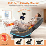 GOLD TIME Upgraded Massage Chair Full Body, Zero Gravity Recliner with Heat, 10 Fix Points, Bluetooth, Touch Screen, Footrest, Shiatsu Massage Chair Full Body for Parents, Seniors & Easy Assembly GOLD TIME