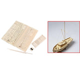 Yulakes 1/30 Assembly Wooden Sailboat DIY Wooden Kit Puzzle Toy Sailing Model Ship Gift for Children and Adult Yulakes
