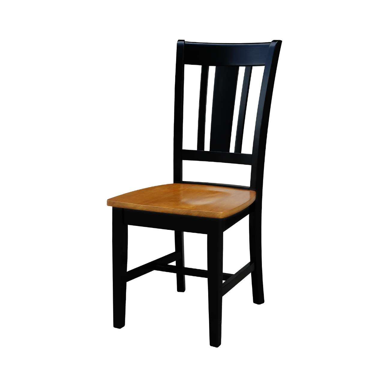 International Concepts 30" Round Top Pedestal Table - With 2 San Remo Chairs, Black/Cherry - WoodArtSupply