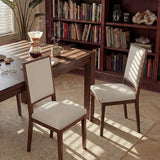Farati 9-Piece Expandable Dining Table Set, 60"-80" Modern Wood Table with 8 Upholstered Chairs, Large Rectangular Extension Set for Dining Room, Conference & Entertaining, Walnut Farati