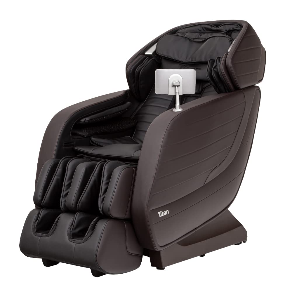 Titan Jupiter LE Premium 3D Massage Chair with 80 Air Cells and L-Track Massage. Advanced 3D Roller Massage with Intelligent Voice Recognition (Taupe) Titan