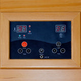 HeatWave BSA2402 1-2 Person Hemlock Carbon Infrared Sauna Blue Wave