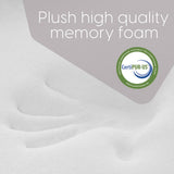 Milliard Dual Sided Premium Tri Folding Mattress, Memory Foam Foldable Mattress with Waterproof Washable Cover, Full (75"x 52"x 6") + Bonus Eye Mask Included Milliard