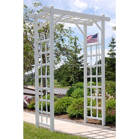 Dura-Trel 11199 Elmwood Arbor, White DuraTrel