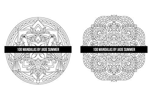Mandala Coloring Book: For Adults with 100 Magical Mandalas WoodArtSupply