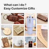 LONGER RAY5 Mini 3.5W Laser Engraver with Rotary Roller Kit, 12000mm/min High-Speed Cutter for Wood, Metal, Acrylic, Leather, DIY CNC, 130x140mm Engraving Area, WiFi, Emergency Stop Safety Longer