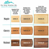 Blue Ridge Mountain Gifts Personalized Cutting Board - Laser Engraved Wooden Chopping Boards, Measurement Conversions for Counter Display and use Blue Ridge Mountain Gifts
