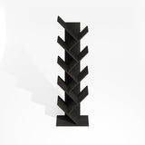 Furinno Tree Book Shelf, 9-Tier Bookshelf, Tree Bookcase for Room Decor, 8.4 x 15.7 x 50.9, for Living Room, Bedroom, Home Office, Black Espresso Furinno