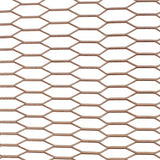Christopher Knight Home Eldon Metal Room Divider Screen, Tall Single Panel Mesh Privacy Screen, Iron Frame and Modern Design Room Separation, Free Standing Wall Partition, Gold Brushed Brown+Black Christopher Knight Home