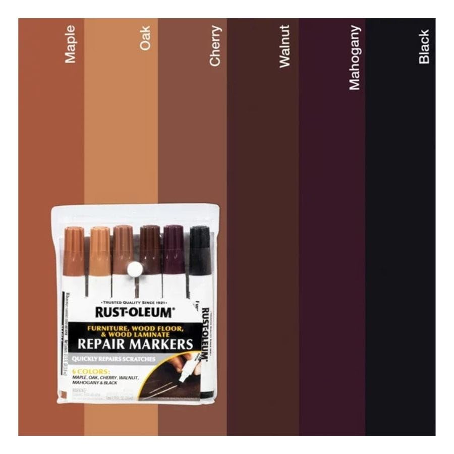 Rust-Oleum Wood Stain Repair Marker Kit - 6 Colors Rust-Oleum