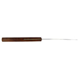 HTS 316V8 8.5" Tapered Wood Handle Stainless Steel Palette Knife - overall length 8.5" HTS