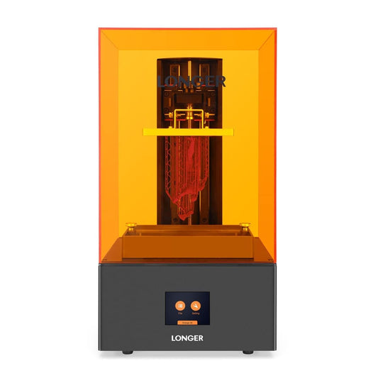 3D Printer Resin 3D Printer Orange 4K 3D Printer Photo Polymerization 3D Printer Monochrome 5.5 Inch 4K Display Parallel LED Lighting Large Print Size 4.72 x 2.68 x 7.48 Inch - WoodArtSupply