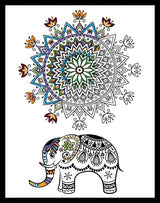 Elephant Mandala Zenbroidery Kit