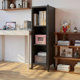 Epochsteele Metal Storage Cabinet with Lock & 2 Keys 50" Metal Locking Cabinet with Shelves for Home & Office, Freestanding Multi-Use Organizer for Garage Kitchen - Easy Assembly (Black) Epochsteele