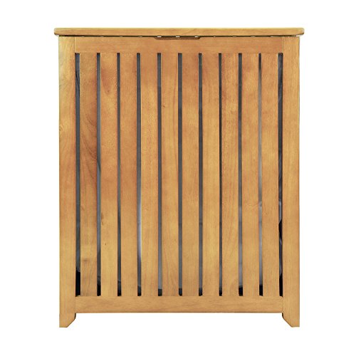 Oceanstar Spa-Style Bamboo Laundry Hamper Oceanstar