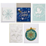 Hallmark Boxed Handmade Christmas Cards Assortment (Set of 24 Special Holiday Greeting Cards and Envelopes) (1XPX5156) Hallmark