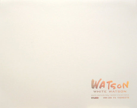 Muse HW-301 SM Watercolor Paper White Watson Block SM 10.6 oz (300 g), White, Pack of 15 ミューズ(Muse)