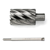 JESTUOUS Annular Cutter 3/4 Inch Weldon Shank 1-5/8 Cutting Diameter 2 Cutting Depth Slugger Bits HSS Kit for Magnetic Drill Press JESTUOUS