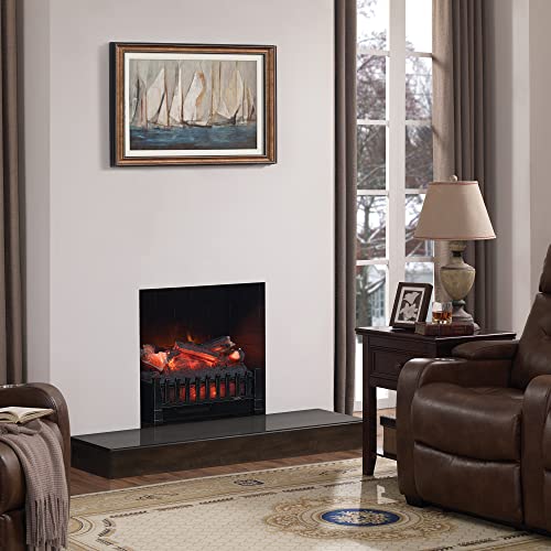 duraflame Electric Log Set 400 Sq Ft Heater, Faux Logs Insert with Lifelike Flames for Existing Fireplaces, Remote Control Included Duraflame