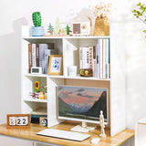 Deli 5-Tier Desktop Shelf - Versatile Wood Desk Hutch Organiser for Home and Office deli